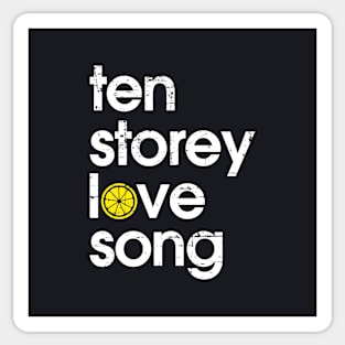 The Stone Roses Ten Storey Indie Love Song Manchester Integrated Lemon Sticker